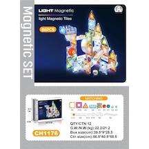 03-ch1176 7,5 Cm Manyetik Bloklar 86 Pcs