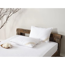 Doqu Home Deluxe Kaz Tüyü Yastık 50 X 70 Cm Beyaz