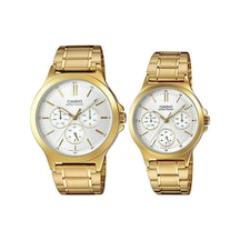 Casio Mtp-ltp-v300g-7audf Çift Kol Saati Kadın-erkek Metalik