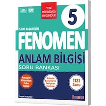 Fenomen 5. Sınıf Anlam Bilgisi Soru Bankası Fenomen Yayınları