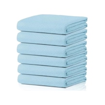 Balıksırtı Desen Mikrofiber Temizlik Bezi - 6'lı Paket Açık Bej