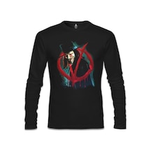 V For Vendetta - Give Him A Mask Siyah Erkek Sweatshirt V For Vendetta - Give Him A Mask Siyah Erkek Sweatshirt