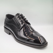 Libero 5186 Siyah Rugan Hakiki Deri Erkek Klasik Ayakkabı