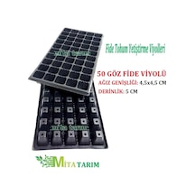 Fide Viyol, 4 Adet, 50 Gözlü, Fidelik, Fide Viyolleri (393964628)