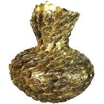 Tombul Tüy Vazo C 4056 Altın