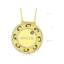 Gümüş Vav Kişiye Özel Isimli Kadın Kolye (510783038)
