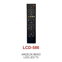 Ezel Glory Arçelik - Beko Uyumlu Lcd - Led Tv Kumandası - Lcd 586