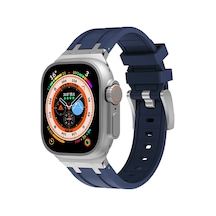 Watch 44mm Uyumlu Krd-89 Uyumlu Mtr Kordon-lacivert
