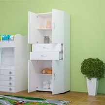 Çok Amaçlı Dolap Mutfak Dolabı Banyo Dolabı Ofis Dolabı Beyaz