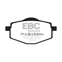 Ebc Sfa101hh Yamaha Xt600/660 Tenere 87-98 , Ybr125 05-06 ,cf Moto 11-12 Fren Balata