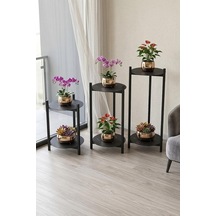 Tr 3 Boy Metal Tepsili Çiçeklik, Çiçek Rafı 1494 Diğer