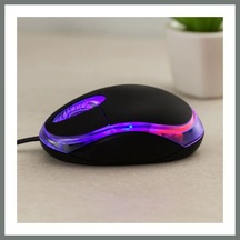 Bezos Kablolu Optik Mouse 1200 Dpı Siyah Usb, 110 Cm Mmbz
