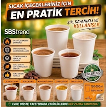 Tek Kullanımlık Beyaz 7 Oz 500 Adet Karton Bardak Desensiz Akmaz Kokusuz 1.kalite 170 Gr