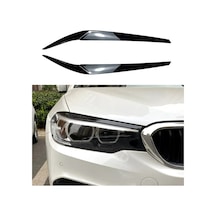 Bmw 5 Serisi G30 Far Kaşı 2018 2020 Parlak Siyah