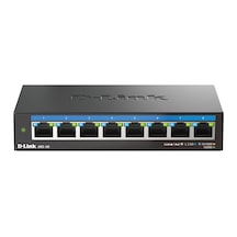 D-link Dms-108 8 Bağlantı Noktalı 2.5g Çoklu Gigabit Yönetilmeyen Masaüstü Anahtarı