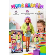 Anlily Dress Sense Moda Bebeği - Şık Kıyafetli Ve Aksesuarlı Fonksiyonel Oyuncak Bebek 30 CM