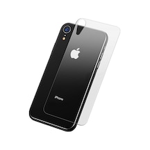 Apple Uyumlu   iPhone Xr 6.1 Arka Kırılmaz Tempered Cam Koruyucu Şeffaf (302274810)