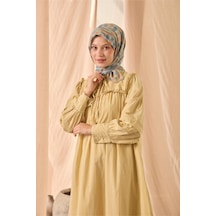Silk Home Soft Eşarp 73096-25 Su Yeşili, Soluk Turuncu, İndigo, Gül Kurusu