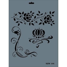 Mey İthalat Rich New Seri N-106 Stencil 35x25 Cm 1
