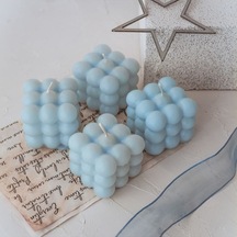 Ersu Store Dekoratif 4'lü Mavi Renkli Kokulu Bubble Set