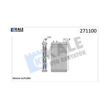 Kalorifer Radyatörü M131 1600 247x144x32 0181831ab Kale Radyatör 4327232/ 85007271