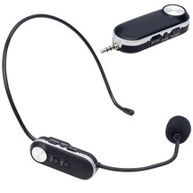 Magicvoice Mv-1306H Uhf 1 Headset Şarjlı Kablosuz Telsiz Mikrofon Siyah