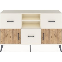 Arges Konsol 2 Raflı 3 Çekmeceli 2 Kapaklı 132x30x83 Aytaşı-çam/aytaşı Çam/aytaşı
