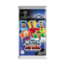 Uefa Şampiyonlar Ligi 16/17 Match Attax Futbolcu Kartları - 1 Paket Fiyatıdır