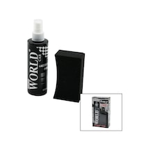 Shıne World Car Lastik - Tampon Parlatıcı Sprey Seti Plastik Şişe 250ml %10 Parlatma Süngeri 4741
