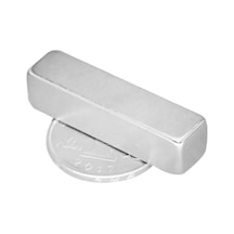 1 Adet 40mm X 10mm X 10mm Süper Güçlü Neodyum Mıknatıs Tekli Paket