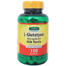 Vitapol L-Glutatyon Alfa Lipoik Asit Milk Thistle 100 Kapsül