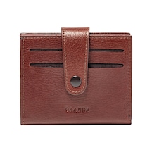 Kahve Cüzdan & Kartlık Unisex 710 Grande Deri Cüzdan Kartlık kahverengi