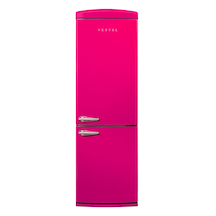Vestel RETRO NFK37011 330 L No-Frost Buzdolabı Pembe