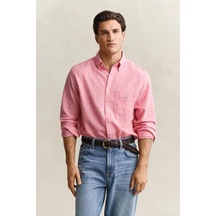 Gant Erkek Pembe Regular Fit Logolu Gömlek-15338 Gant Erkek Pembe Regular Fit Logolu Gömlek-15338
