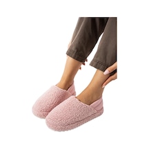 Kadın Lastikli Kaymaz Taban Peluş Havlu Kumaş Ev Ayakkabısı Panduf Pudra-pudra Pudra Kadın Lastikli Kaymaz Taban Peluş Havlu Kumaş Ev Ayakkabısı Panduf Pudra-pudra Pudra