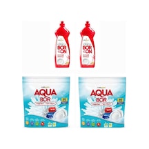 Aquabor Doğal Mineralli Bulaşık Makinesi 30 2 Kapsül + 2 Adet Elde Yıkama.