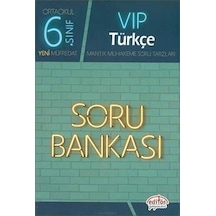6.Sınıf Vip Türkçe Soru Bankası - Editör Yayınevi