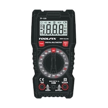 Toolfıx Tf-133 Işıklı Dijital Multimetre Ölçü Aleti