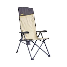 Uquip Justy Xl 3 Pozisyonlu Konforlu Katlanır Kamp Sandalyesi Boulder 244045 Krem