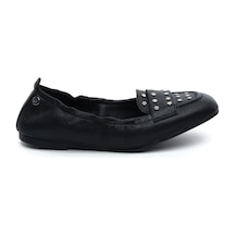 Greyder 34362 Siyah Hakiki Deri Kadın Loafer Ayakkabı Siyah
