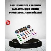 Hubrendy Tekno Canlı Yayın Ve Karaoke İçin Profesyonel Ses Kartı Bluetooth Destekli
