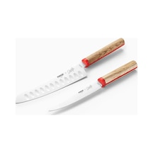 Pirge X Somer Sivrioğlu Sebze & Santoku 2'li Bıçak Seti - 35258