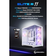 Game Garaj ELITE-R11 R7-7800X3D RX9070XT 32 GB 1 TB SSD Free Dos Oem Paket Masaüstü Oyuncu Bilgisayarı