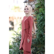 İbrahim Burak Etiler Collection Boncuk İşlemeli Takım Mdc 5434 Mercan