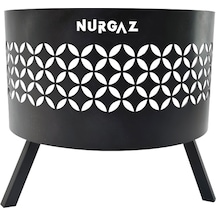 Nurgaz Orman & Bahçe Şöminesi Yıldız Desenli NG OSY