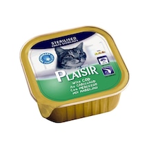 Plaisir Morina Balıklı Pate Kısırlaştırılmış Yetişkin Kedi Yaş Maması 100 G