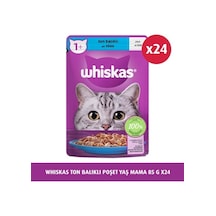 Whiskas Ton Balıklı Yaş Kedi Maması 85 Gr 24x