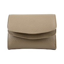 Shop Kadın Cüzdan Hakiki Deri Çok Bölmeli Fermuarlı Floter Deri Vizon - 891852058 Vizon