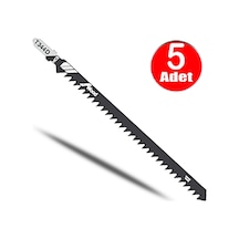 T344d Master Uzun Boy Dekupaj Testere Bıçağı Ucu 152mm Hcs Ahşap Plastik Dekopaj Ağzı -5li Paket