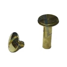 Hubrendy Çer Cilt Menü, Katalog, Kartela Vidası, 13mm - Sarı, 1 Adet